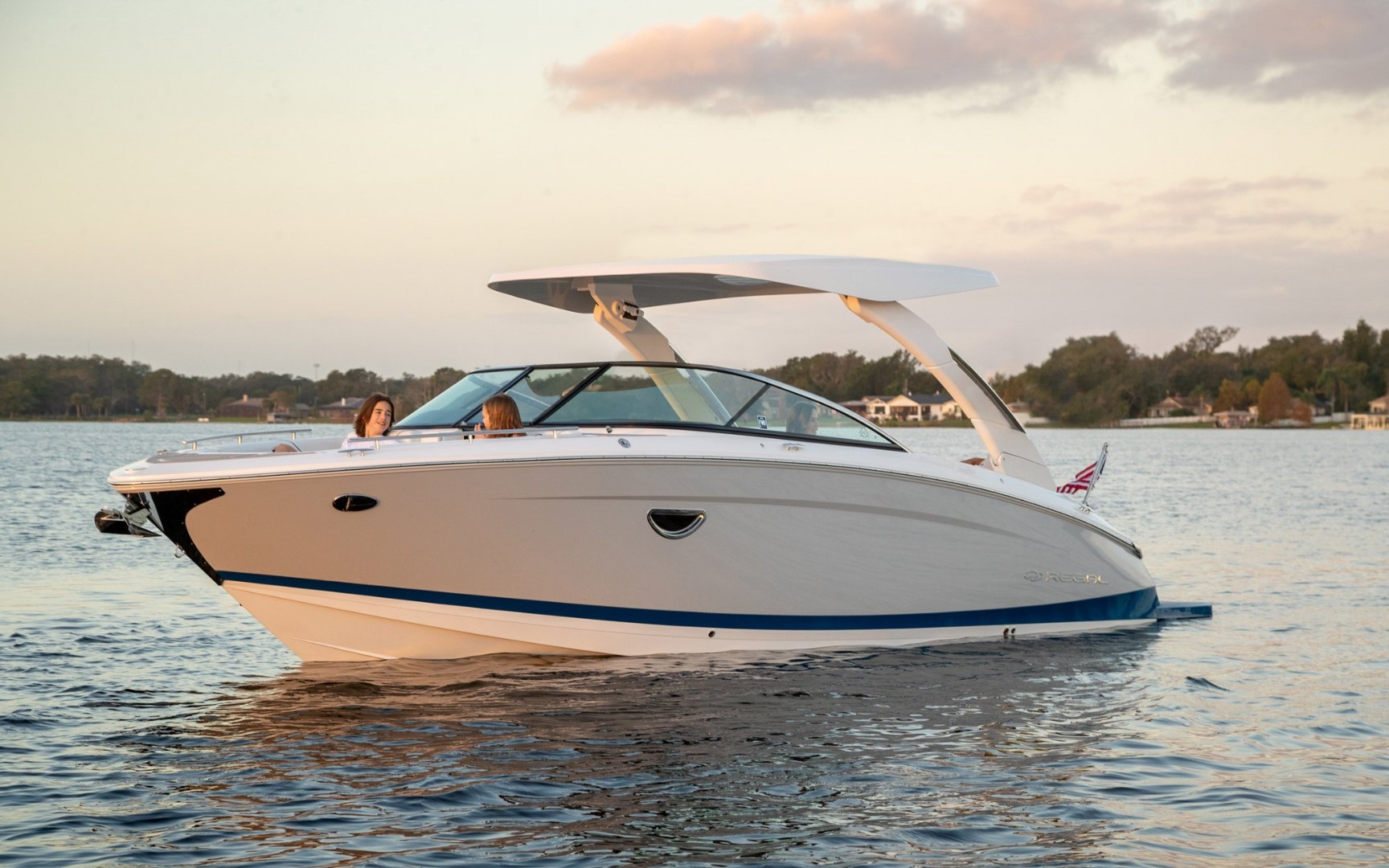 Regal LS9 luxury bowrider on the water